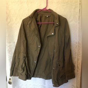 Green army jacket